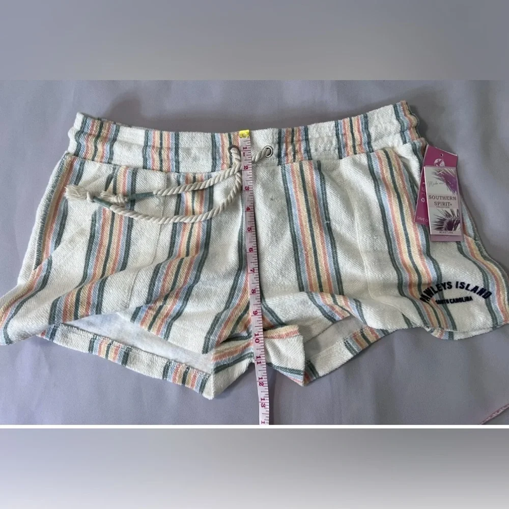 Southern Spirit striped linen blend shorts size‎ XL Women’s